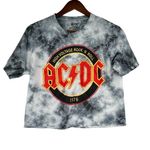 ACDC high voltage tie dye cropped short sleeve t Photo 0