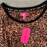 Betsey Johnson NWT  Leopard Print Pajama Set Photo 2