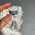 Aerie ⭐️  White Lace Triangle Bralette Size Small EUC Photo 3