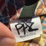 J.Crew Vintage Bohemian Plaid Fabric Belt with Woven Buckle S-M Photo 4