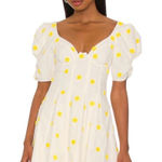 For Love & Lemons NWT  Claude Embroidered Mini Dress Sz Small $240 Photo 0