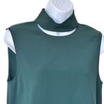 Theory 4 Slit Collar sheath dress Admiral Crepe Collar in Emerald green Photo 7