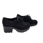 Soda Black Suede 90s Lace Up Chunky Platforms Boots Grunge Gothic Shoes Size 8 Photo 2