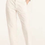 J.Crew Linen Cotton Pant in Sunwashed Sand- Size 4 Photo 0
