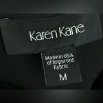 Karen Kane - Elegant Western Black and Silver Blouse Size M Photo 6