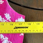 dressbarn Pink and White Floral Midi Dress Size 12 Photo 6