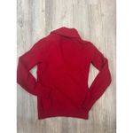 Ralph Lauren Lauren Red Shawl Collar Button Accent Knit Sweater Size S Photo 1