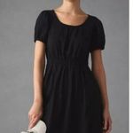 Anthropologie  Daily Practice Black Cap Sleeve Cotton Sleeve Dress M Photo 1