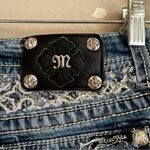 Miss Me  JE5865P Denim Thick Stitch Flap Pockets Capris Photo 10