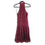 INA Dress Rockabilly A Line High Neck Sleeveless Polka Dot Red White S Photo 1