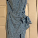 Hello Molly Strapless Light blue homecoming dress Photo 0