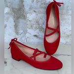 Stuart Weitzman  Bolshoi Ballet Flat women red size 7 Photo 0