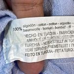 ZARA  Tiered Ruffle Baby Blue Off Shoulder Top Blouse Size Large EUC #0622-OC Photo 5