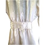 Valerie Stevens Cream & Sheer Light Robe Size Medium EUC Photo 3