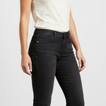 Athleta Black Zipped Ankle Jeans Size 4 Photo 0