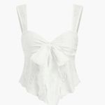 Cider  Lace Sweetheart Bowknot Tank Top Photo 0