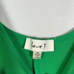 Love j Bright Green Cotton Stretch Fitted Bodycon Tank Top Dress Medium M Party Photo 1