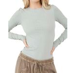 Free People Intimately  Long  Sleeve Thumbhole Cuff Bodysuit Photo 0