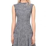 Rebecca Taylor  Gray Slub Suiting Dress Size 6 US $495 Photo 0