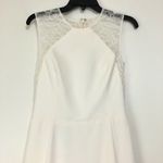 Nouvelle Amsale Bonnie Lace Crepe Illusion Column Wedding Dress Size 8 Photo 7