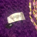 Isotoner ISOTONOR Violet Mlt-Clr Stripes Pom-Pom SCARF NWT Photo 6