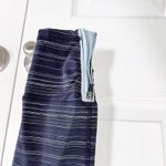 Lululemon Run the World 7/8 Tight Cyber Stripe Naval Blue Black / Naval Blue Photo 2