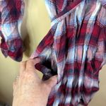 Gap  x Pendleton Flannel Shirt Dress Plaid Button Down Belted Long Sleeve Size SM Photo 8