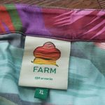 Farm Rio Tropical Pink Green Bohemian Romantic Nature Women's Maxi Skirt Size XL Photo 5