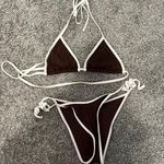 Aerie Brown Triangle  Bikini Photo 0