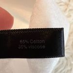 The Limited  Short Sleeve White Blouse Top Women’s Size Medium Ties in Back Photo 5