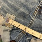Madewell  High Rise Denim Shorts Button Fly Raw Hem‎ Blue Jean Sz 24 Distressed Photo 14