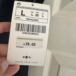 ZARA  BASICS CLASSIC SLEEVELESS BLACK DRESS SIZE L NWT Photo 1