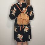 Urban Outfitters 100% Brown Suede Leather Backpack Photo 1