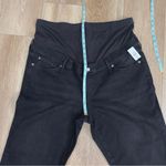 Gap NWT Maternity Size 34/18 True Waistband Full Panel Girlfriend Jeans Black Photo 7