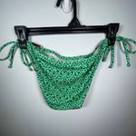 Victoria's Secret Victoria’s Secret Green Floral Bikini Bottoms Swimwear Size Small Photo 4
