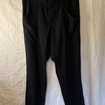 Athleta  Skyline Paper Bag Waist Dress pants paper bag waist Black size 6 Photo 2