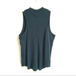 Free People Faye teal keyhole sleeveless top S Photo 4