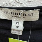 Burberry  ruched shirt sleeve black top XS Photo 1
