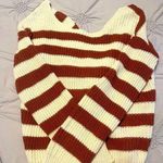 BOUTIQUE | Off the shoulder striped sweater Size M Photo 0