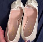Kate Spade Clarice Ivory Satin And Glitter Heel Brand New Photo 8