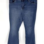D. Jeans Bootcut High Rise Jeans No Distressing Blue Size 14 Photo 0