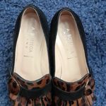 A. Bottega Milano suede leather leopard shoes Black Size 7 Photo 1