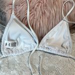 White Crochet Lace Halter Bikini Top Size undefined Photo 5