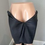 The Drop Rich Black Corsage Waist Mini Bow Skirt Sz MEDIUM PARTY Summer NWT Photo 3