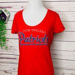 NFL  New England Patriots Red & Blue T-Shirt Women’s Size Medium Photo 2