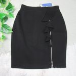 Rebecca Minkoff  Angela Ruffled Zipper Pencil Skirt Women’s Large NWT Photo 4