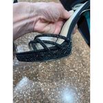 Betsey Johnson Betsy Johnson, rhinestones stud, strapping ankle wrap, stiletto heel size 9 1/2 Photo 2