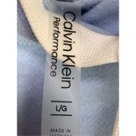 Calvin Klein 2— Women's Long Sleeve Graphic Cropped Hoodie Blue Size Large Photo 2