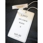 Lissy Black Sweater Size Small NWT Black Shimmer Sweater Photo 4