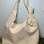 Ulta Beauty Cream Shoulder Bag with Textured Pattern Photo 3